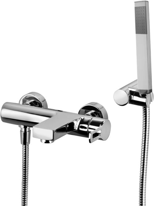 RUBINETTERIA PAFFONI PFFWS023CR MIX VASCA CON SET DOCCIA E SUPPORTO SNOD