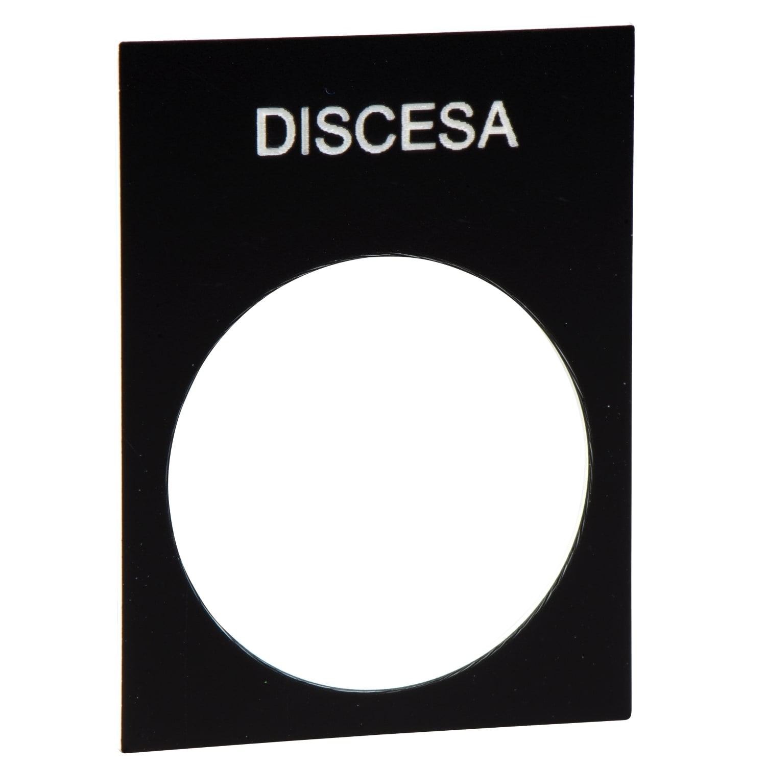 SCHNEIDER ELECTRIC - SNRZB2BY2608 Targhetta DISCESA