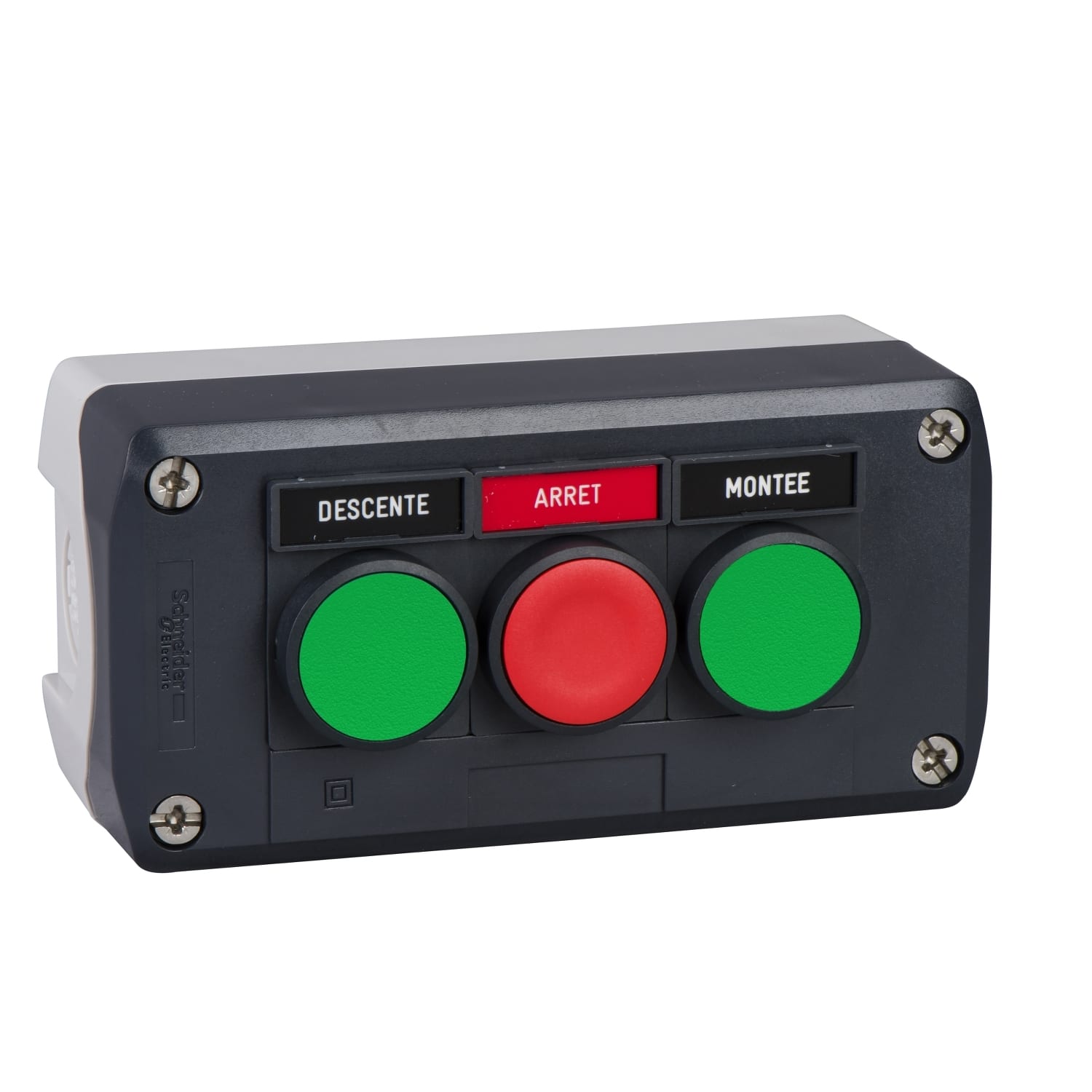 SCHNEIDER ELECTRIC - SNRXALD321 Aufbaugehause XAL-D, 3 Drucktaster, 1O+2