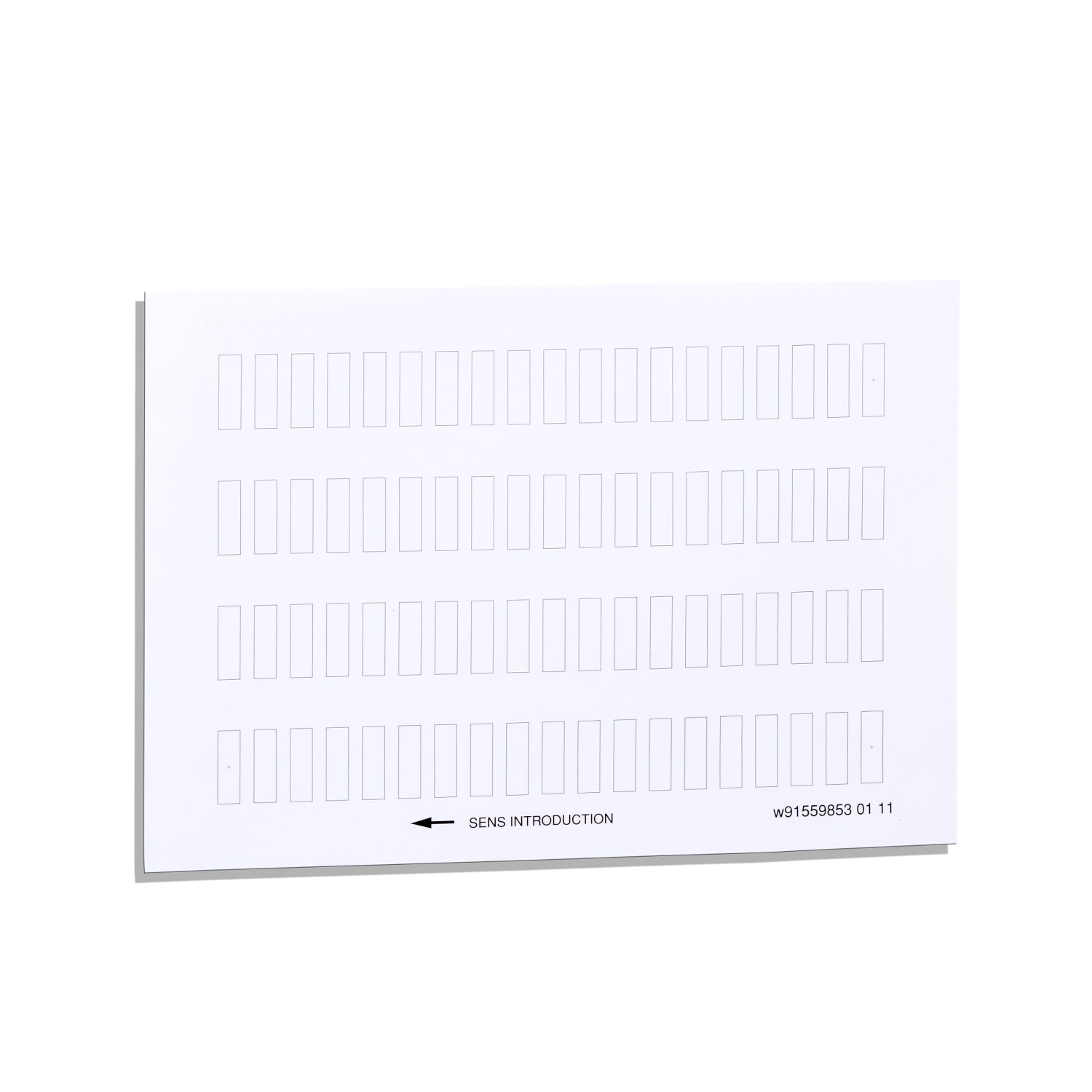 SCHNEIDER ELECTRIC - SNRZBY4100 Foglio di 76 etichette 8 X 27mm - PER PORTAetichette 30 X 40mm - NEUTRE