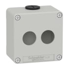 SCHNEIDER ELECTRIC - SNRXAPD1202 Pulsantiera in metallo grigia M20 2 fori 22MM 80X80X51,5 UL CSA