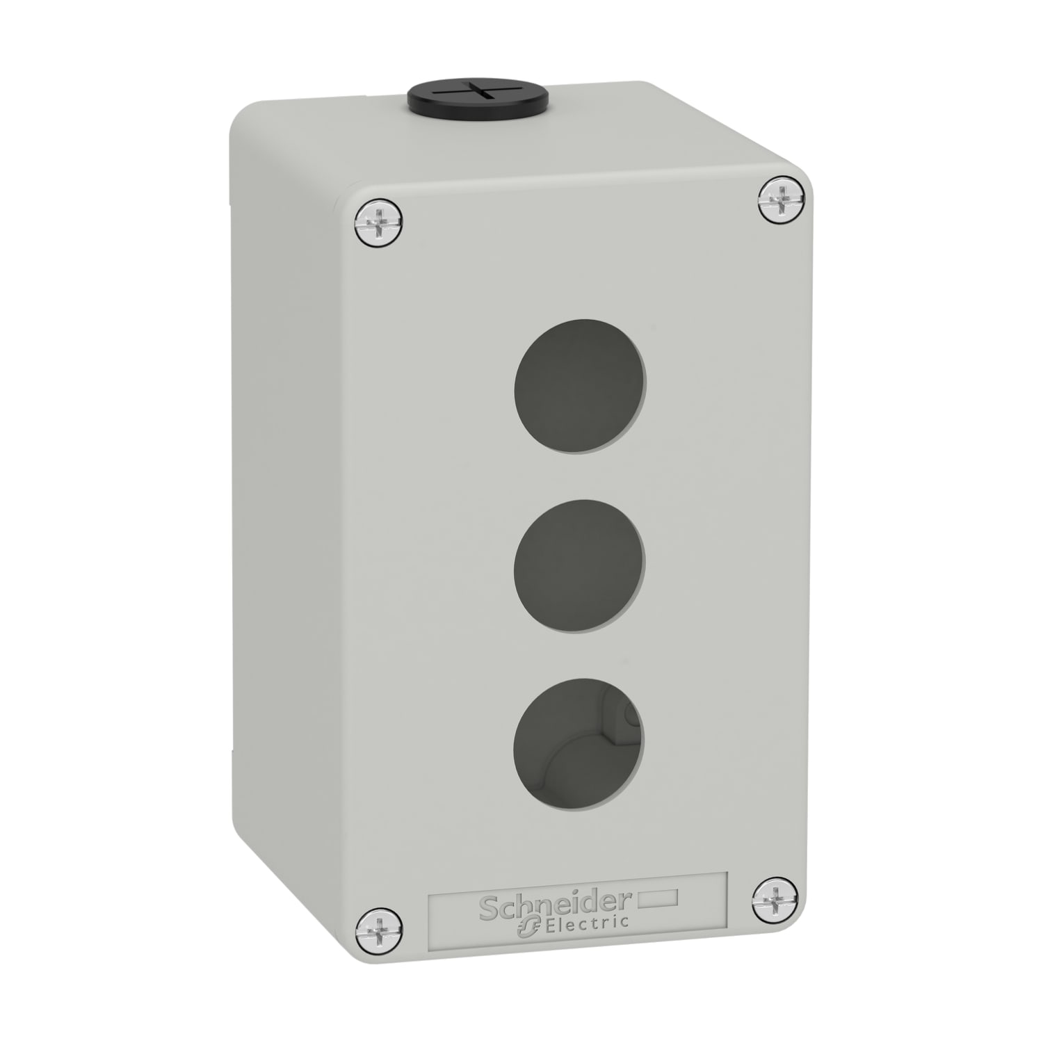 SCHNEIDER ELECTRIC SNRXAPD2503 PULSANTIERA IN METALLO GRIGIA 3 FORI