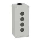 SCHNEIDER ELECTRIC SNRXAPD3504 PULSANTIERA IN METALLO GRIGIA 4 FORI