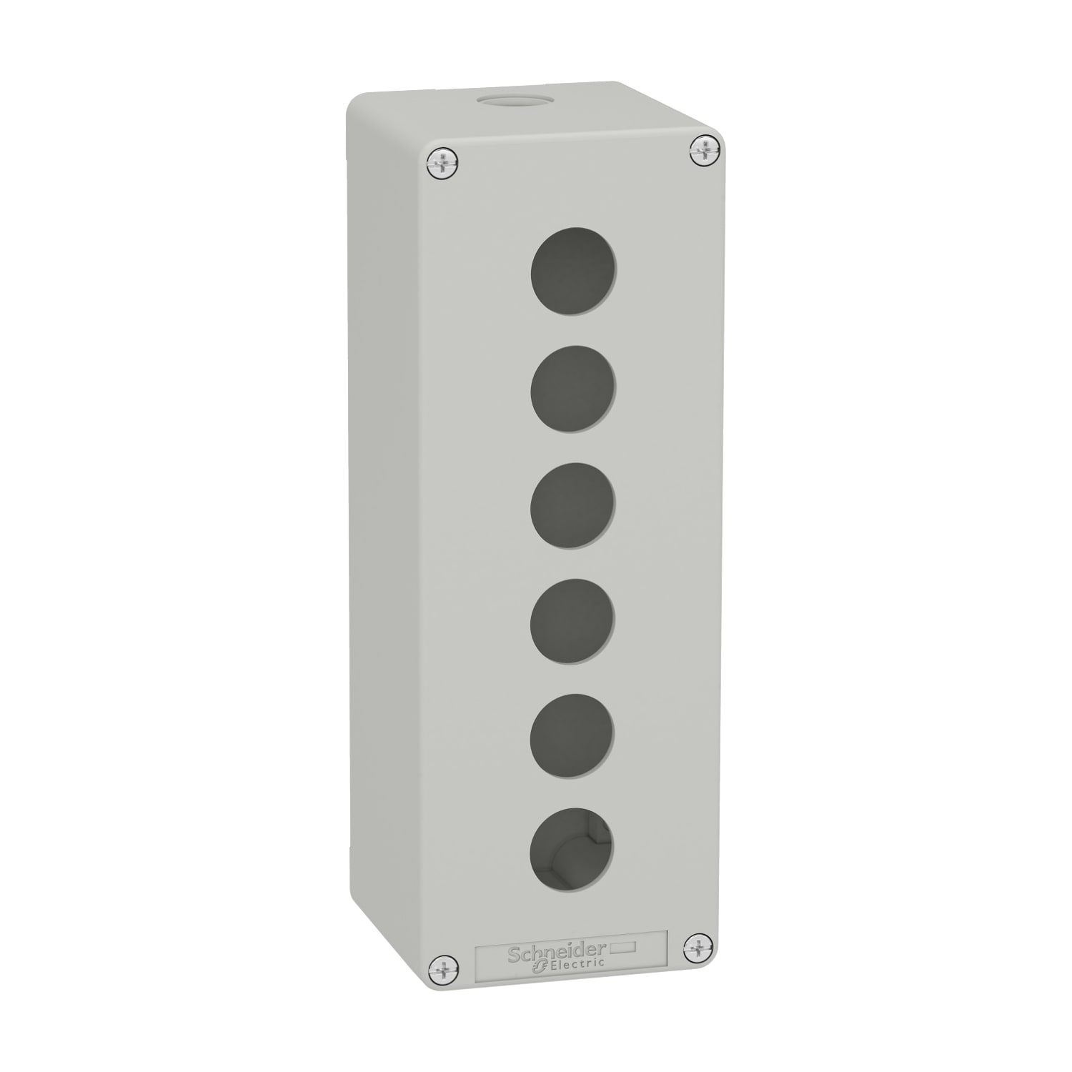 SCHNEIDER ELECTRIC SNRXAPD4506 PULSANTIERA IN METALLO GRIGIA 6 FORI
