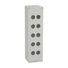 SCHNEIDER ELECTRIC - SNRXAPD5510 Pulsantiera in metallo grigia M32 10 fori 22MM 85X310X77 UL CSA