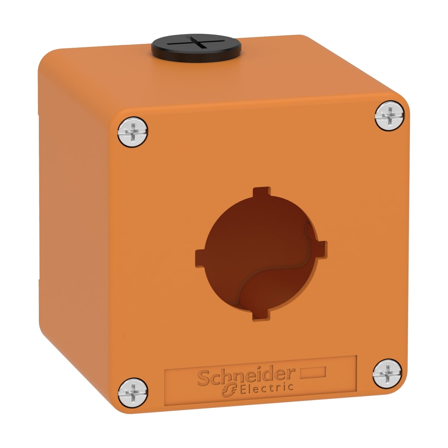 SCHNEIDER ELECTRIC SNRXAPO1601 PULSANTIERA METALLO ARANCIO 1 FORO 30MM
