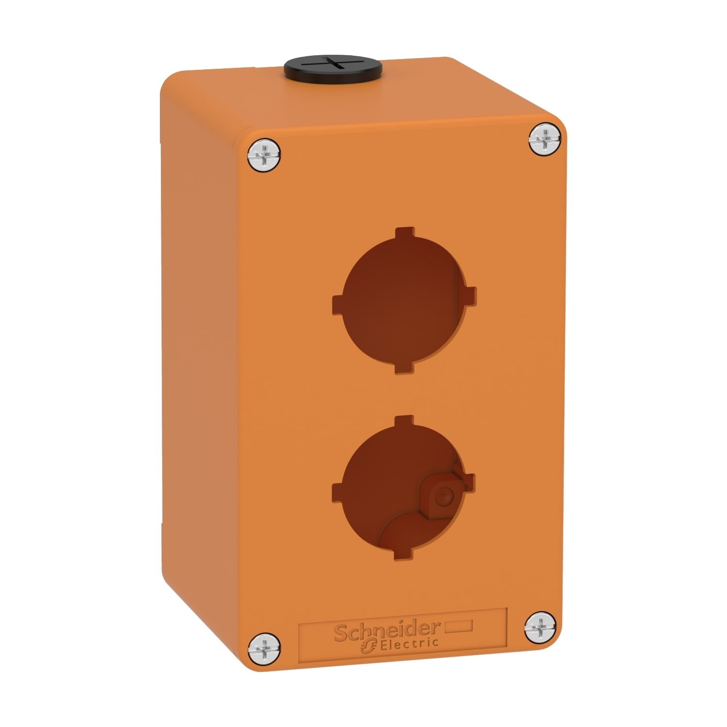 SCHNEIDER ELECTRIC SNRXAPO2602 PULSANTIERA METALLO ARANCIO 2 FORI 30MM