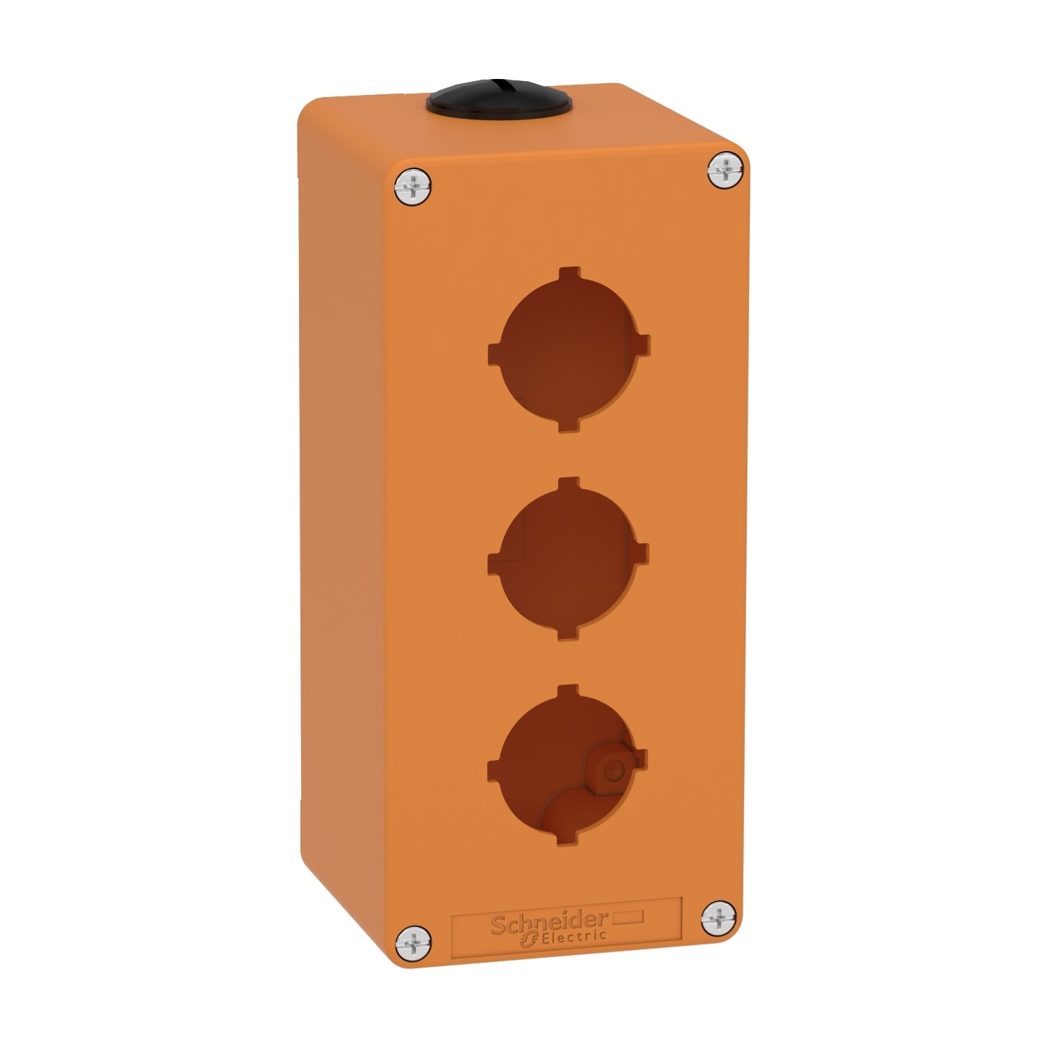 SCHNEIDER ELECTRIC SNRXAPO3603 PULSANTIERA METALLO ARANCIO 3 FORI 30MM