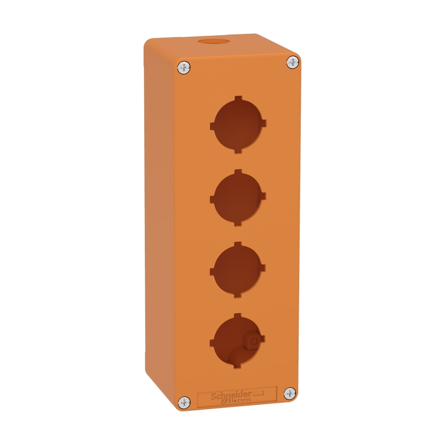 SCHNEIDER ELECTRIC SNRXAPO4604 PULSANTIERA METALLO ARANCIO 4 FORI 30MM