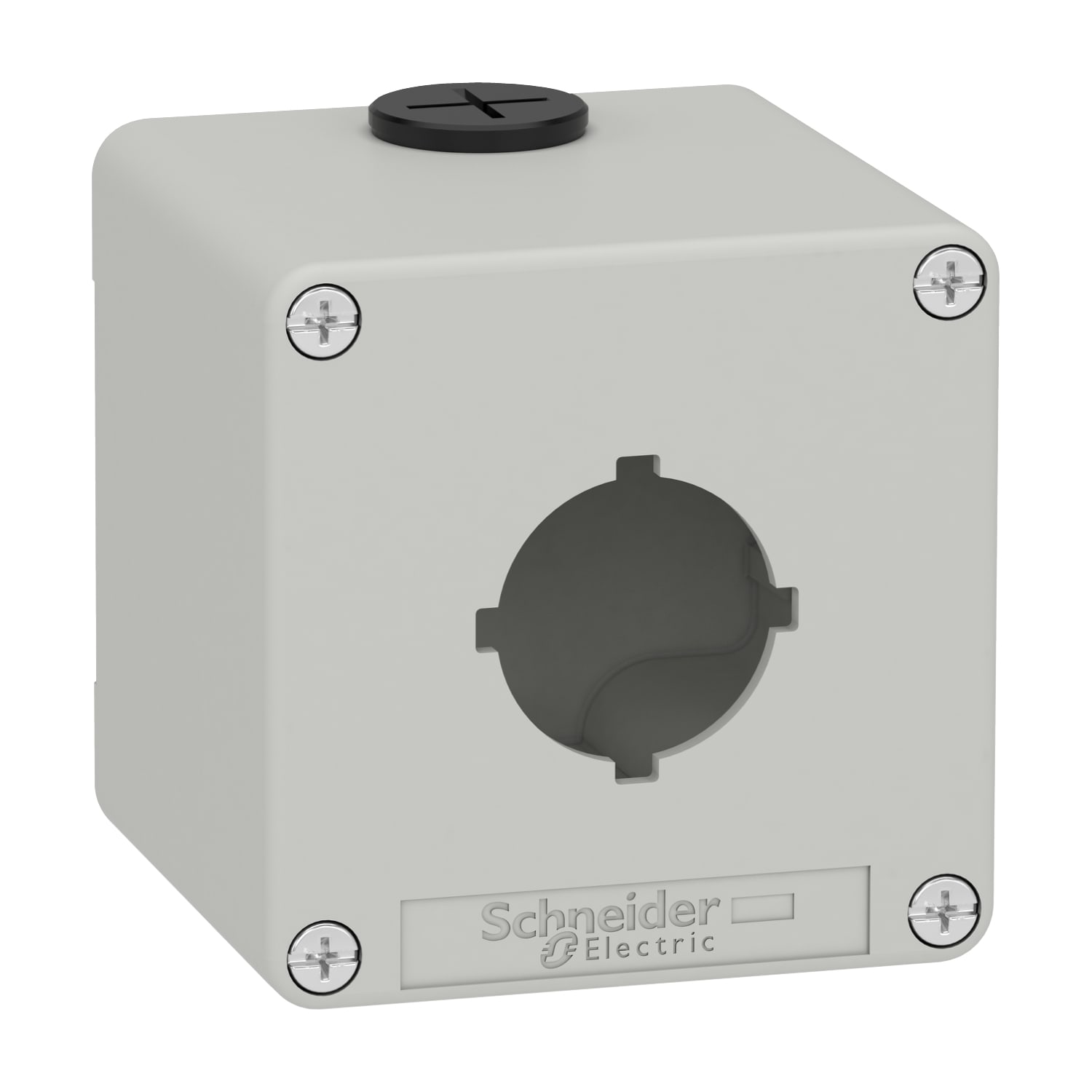 SCHNEIDER ELECTRIC SNRXAPD1601 PULSANTIERA METALLO GRIGIA 1 FORO 30MM