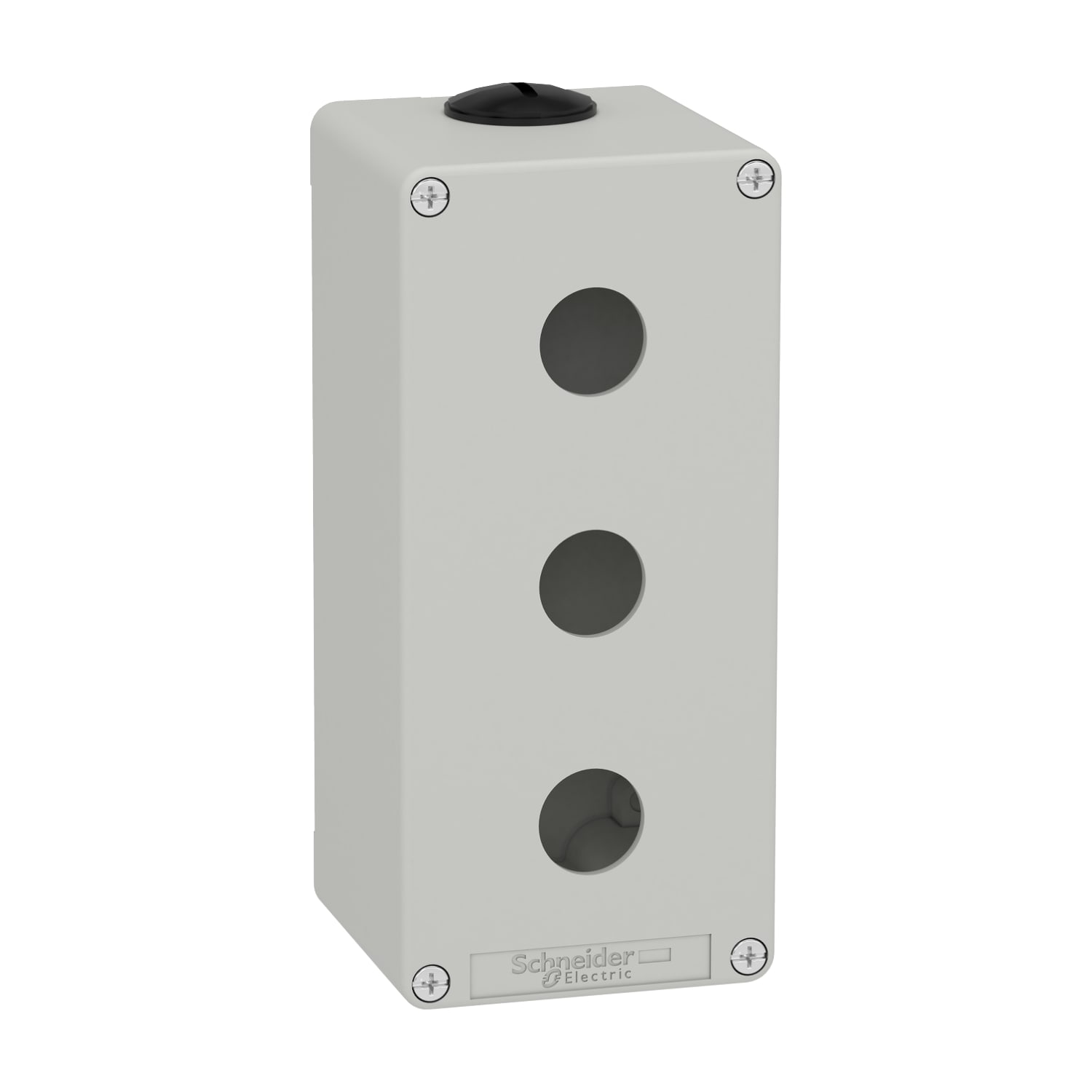 SCHNEIDER ELECTRIC SNRXAPD3503 PULSANTIERA IN METALLO GRIGIA 3 FORI