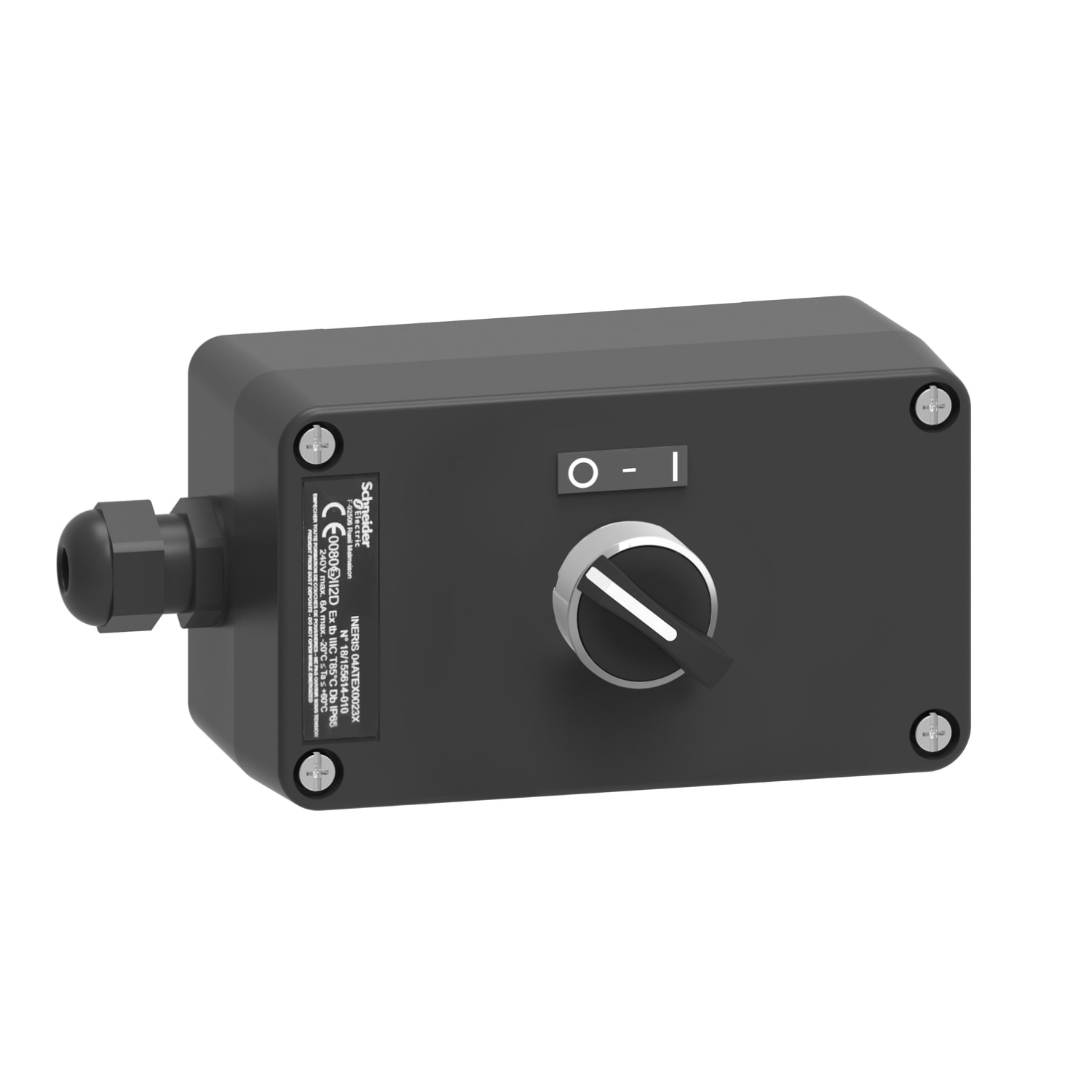 SCHNEIDER ELECTRIC - SNRXAWG130EX Pulsantiera - XAW-G - plastica - 1 NO - nero - avvio-arresto