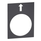 SCHNEIDER ELECTRIC - SNRZB2BY2910 Etichetta - 30 x 40mm - nera - sx o lento