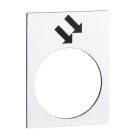 SCHNEIDER ELECTRIC - SNRZB2BY4914 Etichetta - 30×40mm - bianco - avanti, veloce