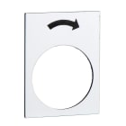 SCHNEIDER ELECTRIC - SNRZB2BY4919 Etichetta - 30×40mm - bianco - rotazione destra, lento
