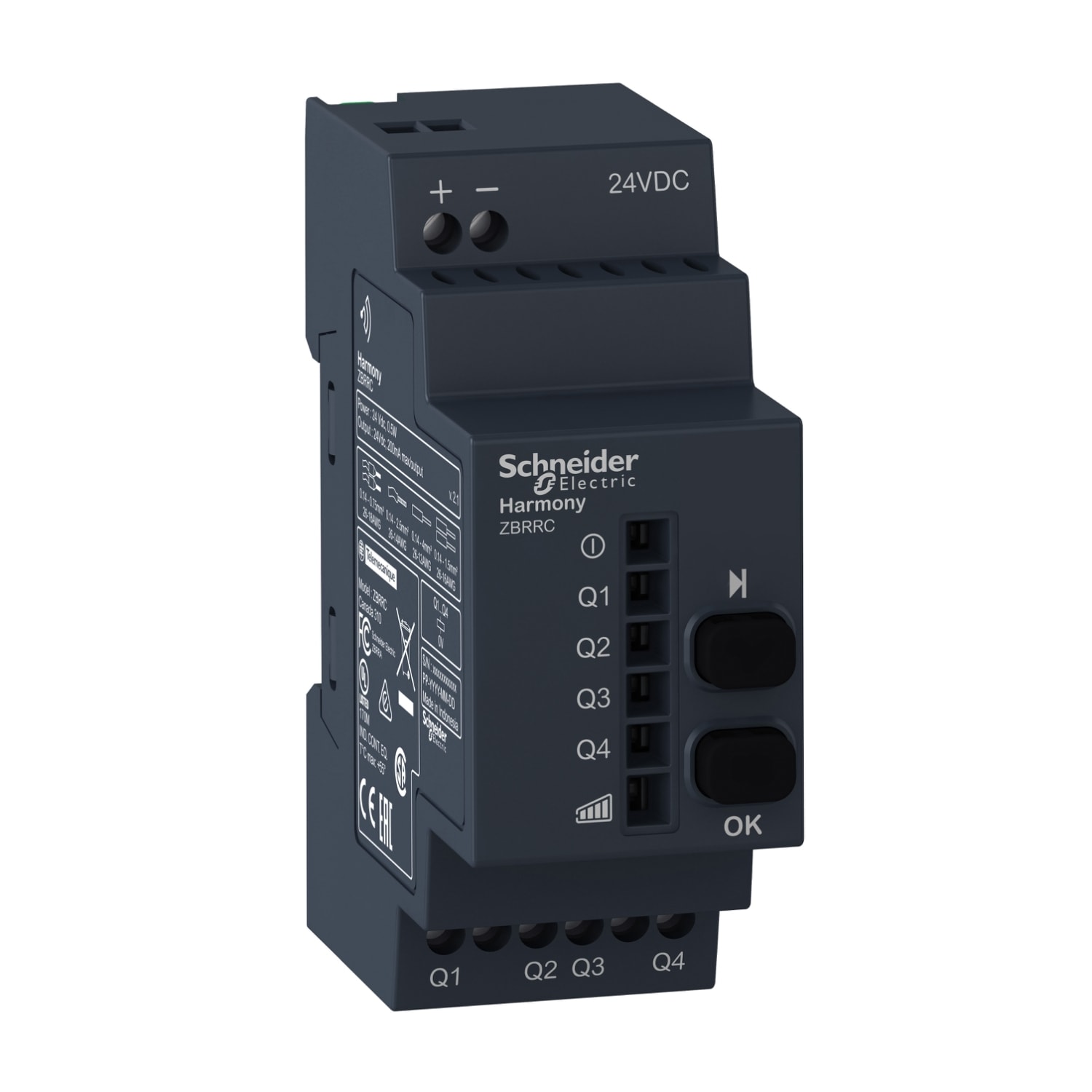 SCHNEIDER ELECTRIC SNRZBRRC RICEVITORE CONFIGURABILE USCITA 4 PNP