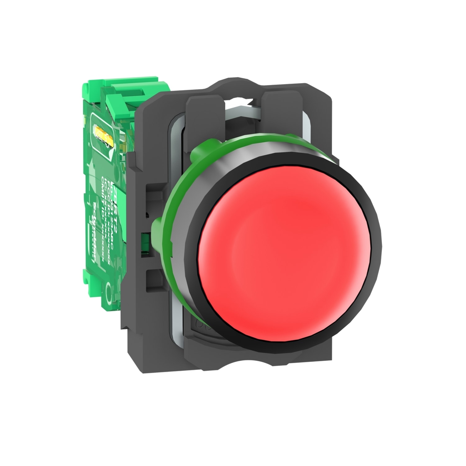 SCHNEIDER ELECTRIC - SNRZB5RTA4 Pulsante trasmettitore completo ZB5R, capsula rossa