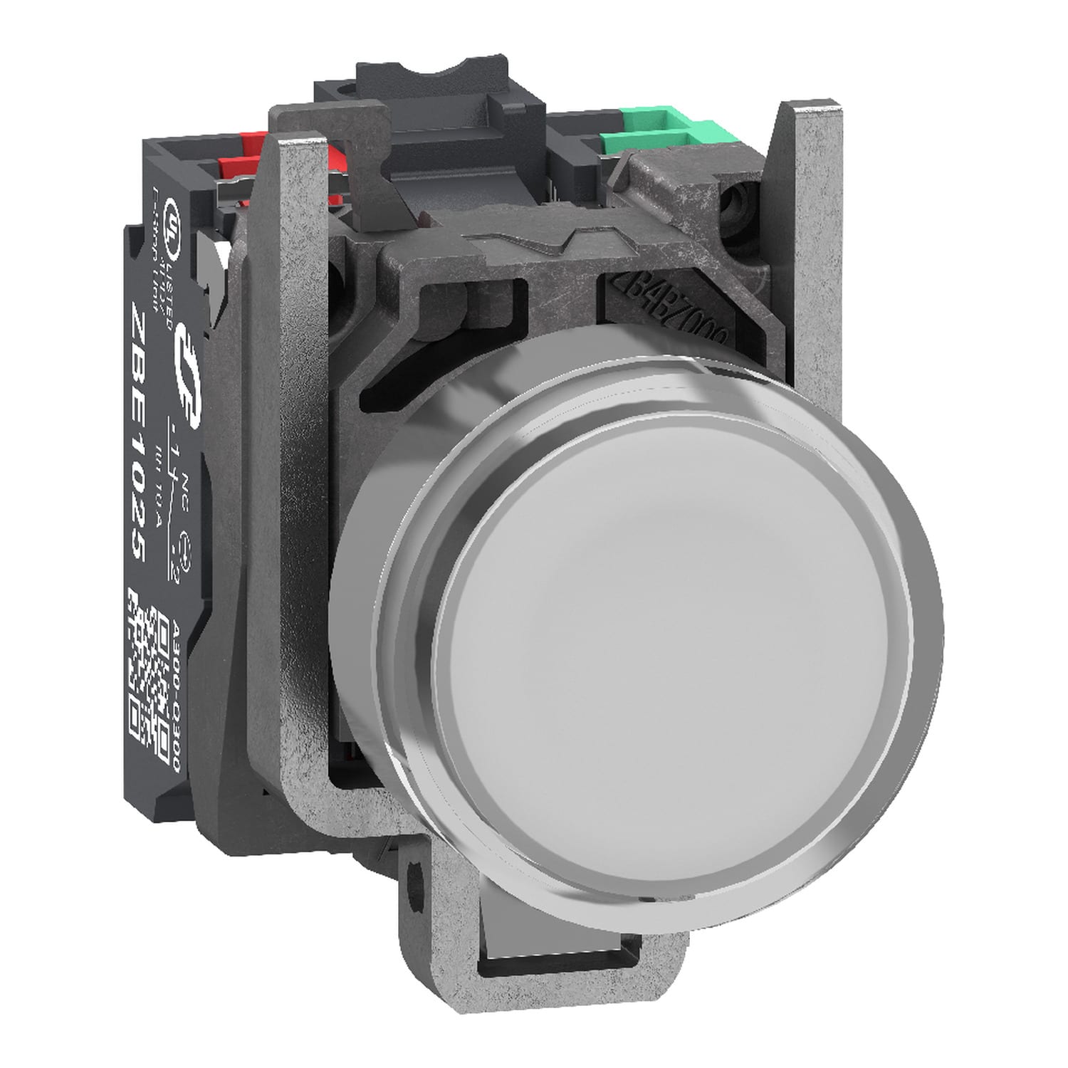SCHNEIDER ELECTRIC SNRXB4BW31B55 PULSANTE LUM. BIANCO 24V NO+NC PUSH-IN