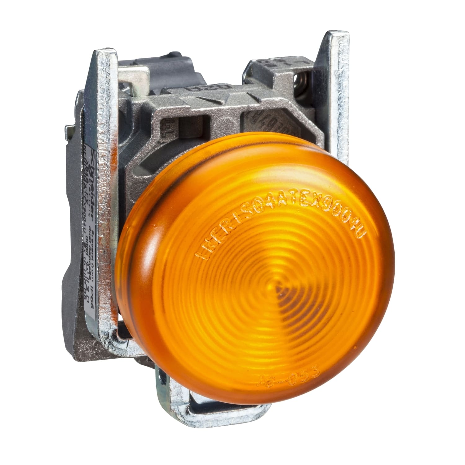 SCHNEIDER ELECTRIC - SNRXB4BVM5EX Lampada spia completa Harmony XB4 - ATEX D, 22 mm, IP65, arancione, LED integrato, 230...240V, capicorda