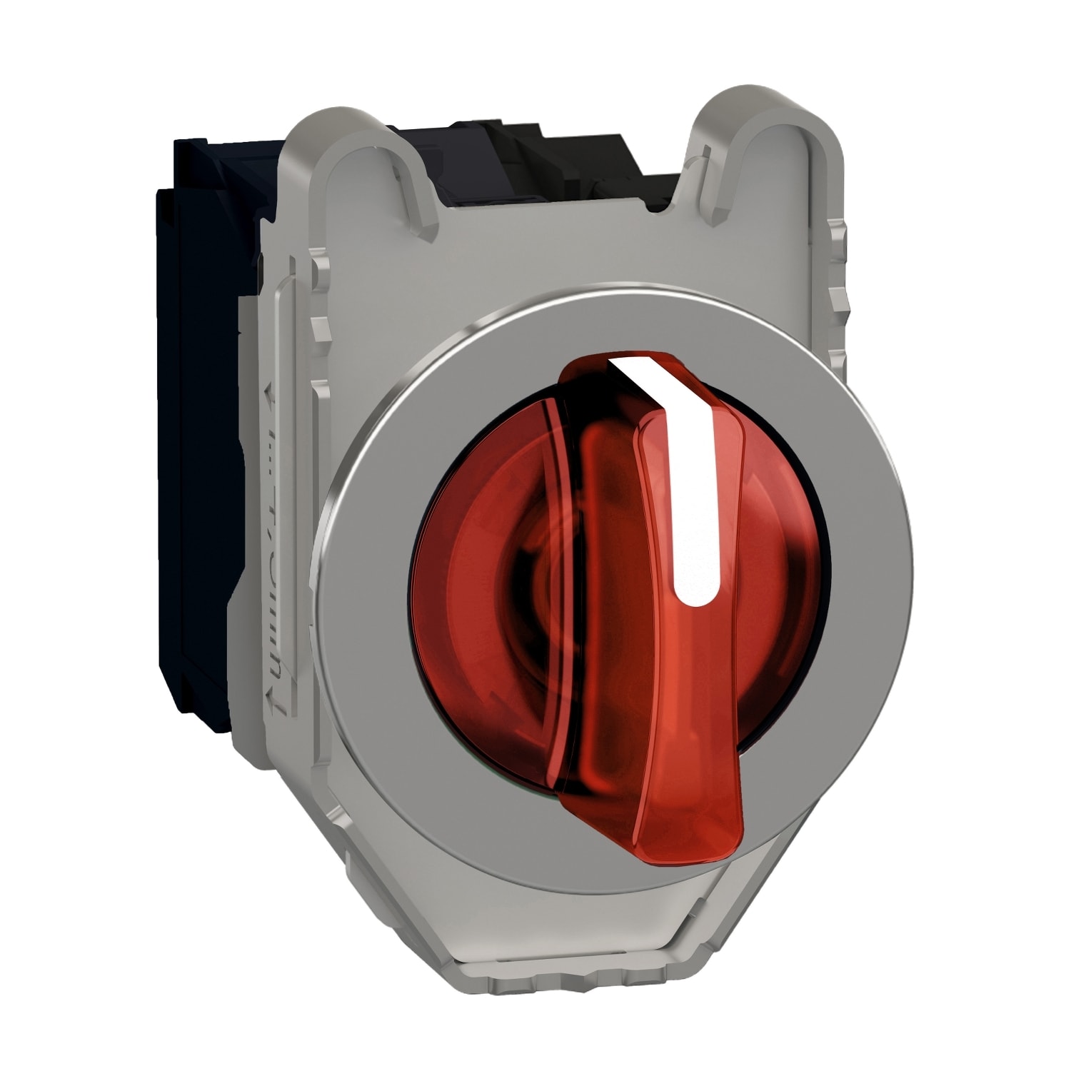 SCHNEIDER ELECTRIC - SNRXB4FK134M5 Selettore luminoso rosso filopannello 3 posizioni fisse 230VAC 1NO+1NC- LED universale- Ø30