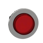 SCHNEIDER ELECTRIC - SNRZB4FH43 Testa pulsante luminoso sporgente rosso filopannello ad aggancio passo-passo- per LED universale- Ø30