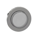 SCHNEIDER ELECTRIC - SNRZB4FH13 Testa pulsante luminoso sporgente bianco filopannello ad aggancio passo-passo- per LED universale- Ø30