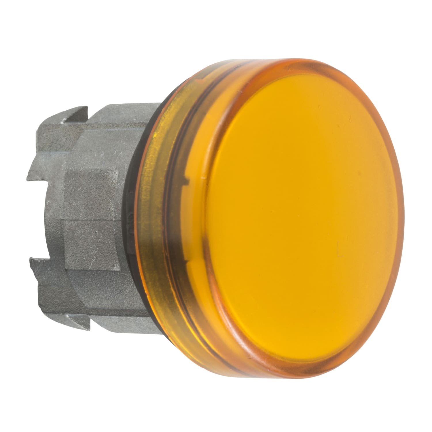 SCHNEIDER ELECTRIC - SNRZB4BV053E Testa lampada spia Ø22 gemma liscia arancione- per LED universale - inserimento etichette