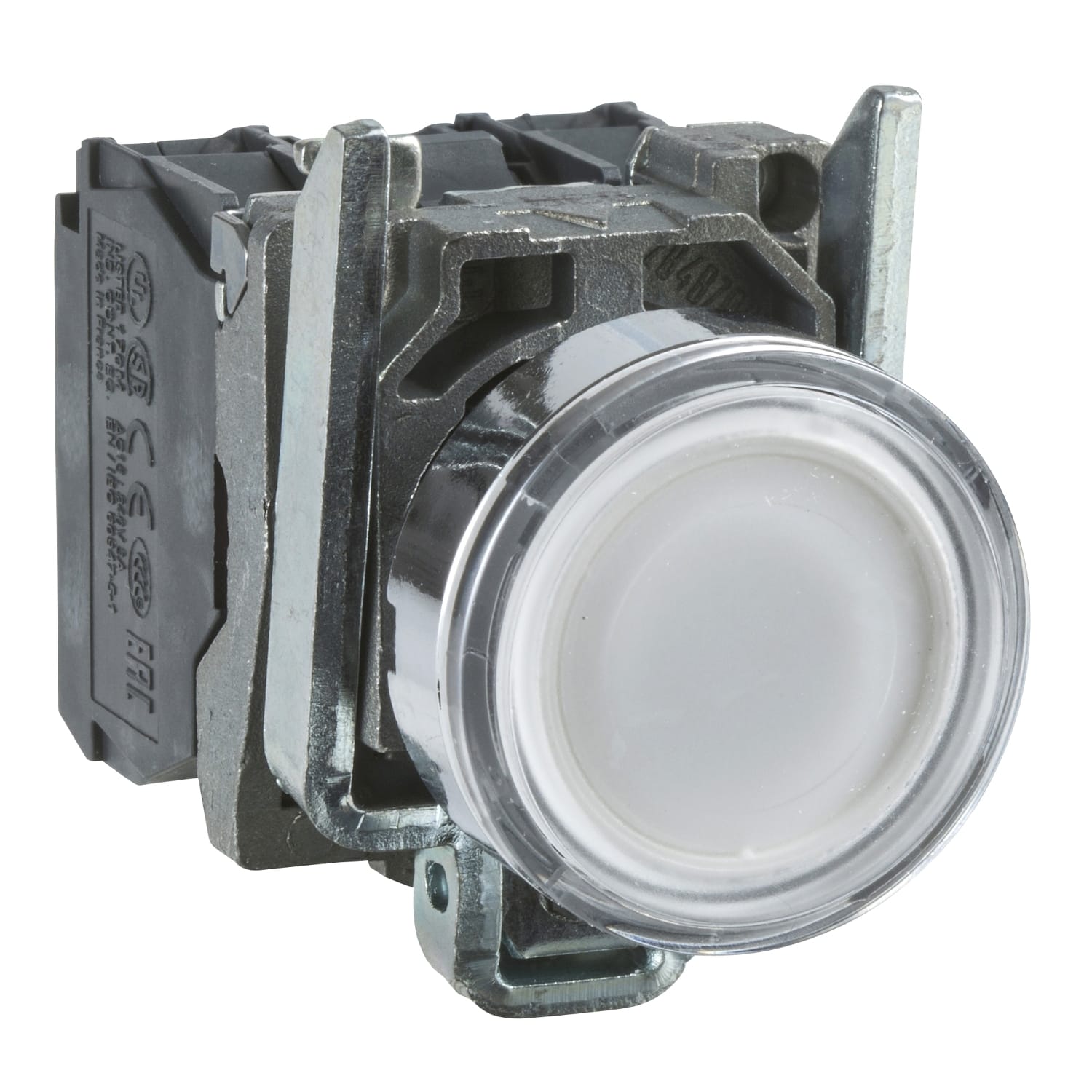 SCHNEIDER ELECTRIC SNRXB4BW31M5 Leuchtdrucktaster, weiB, flach, 1S+1O, t