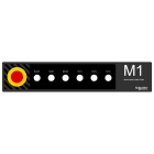 SCHNEIDER ELECTRIC - SNRZBYLEG501001 Harmony XB4, Harmony XB5, etichetta adesiva, 500x100 personalizzata