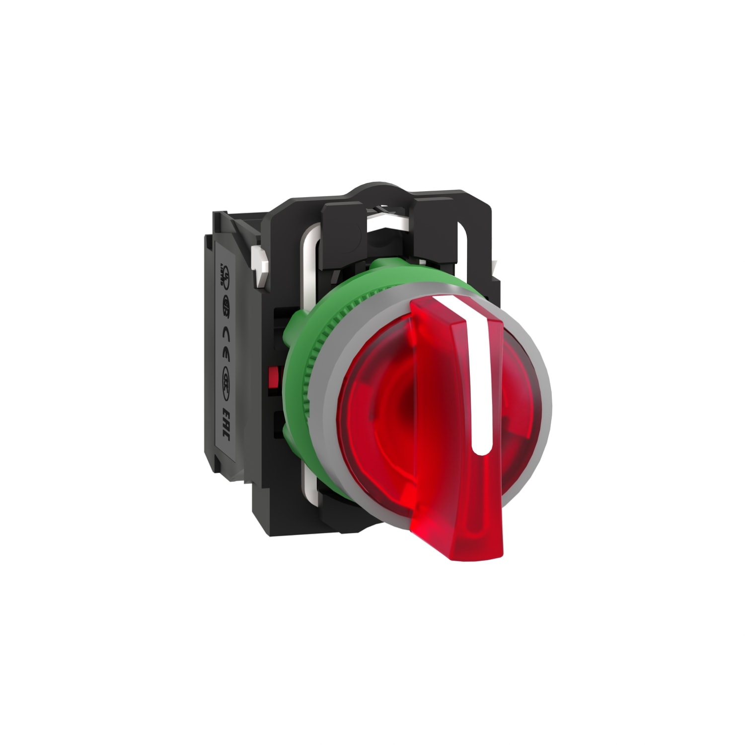 SCHNEIDER ELECTRIC SNRXB5AK134B5C0 SELETT. LUM. ROSSO 24V GHIERA GRIGIA