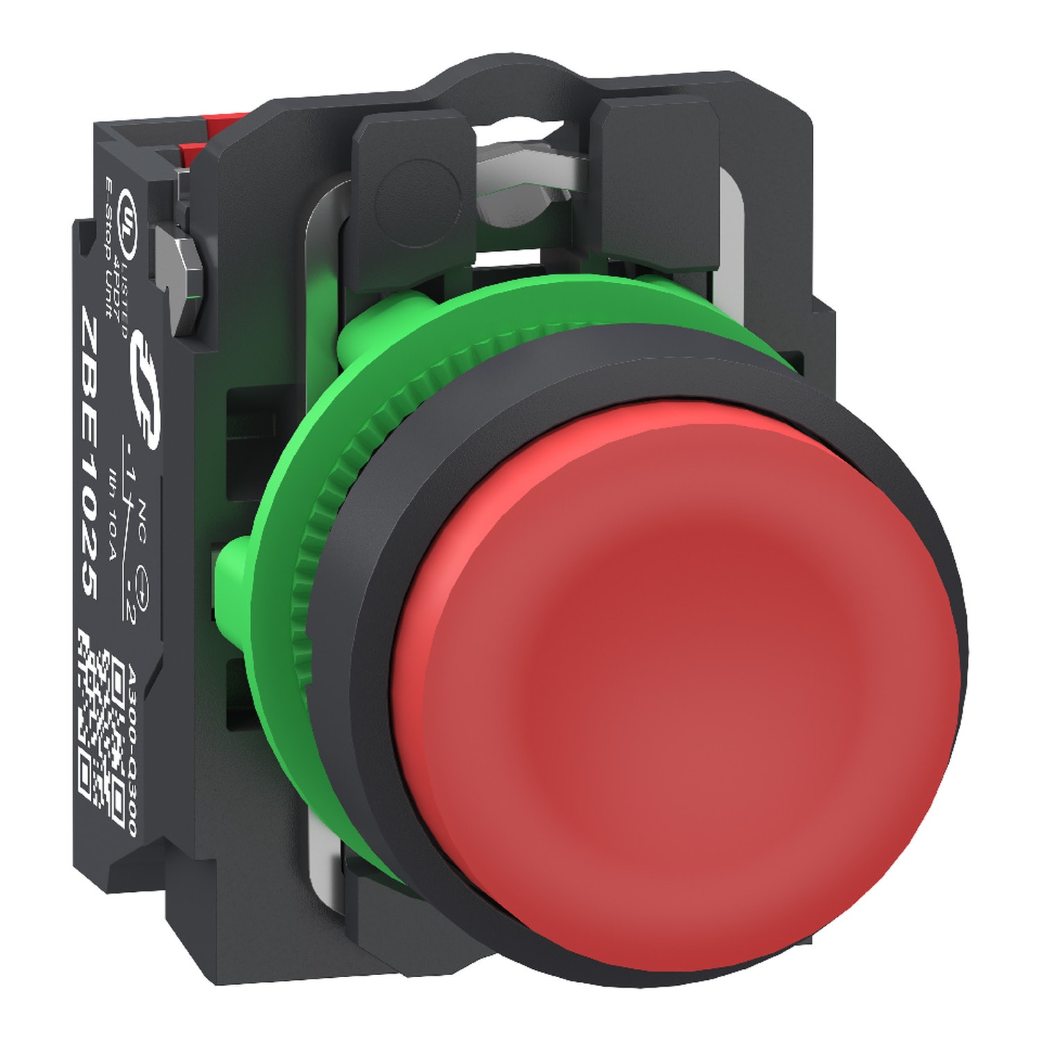 SCHNEIDER ELECTRIC - SNRXB5AL425 Pulsante rosso sporgente 1NC push-in