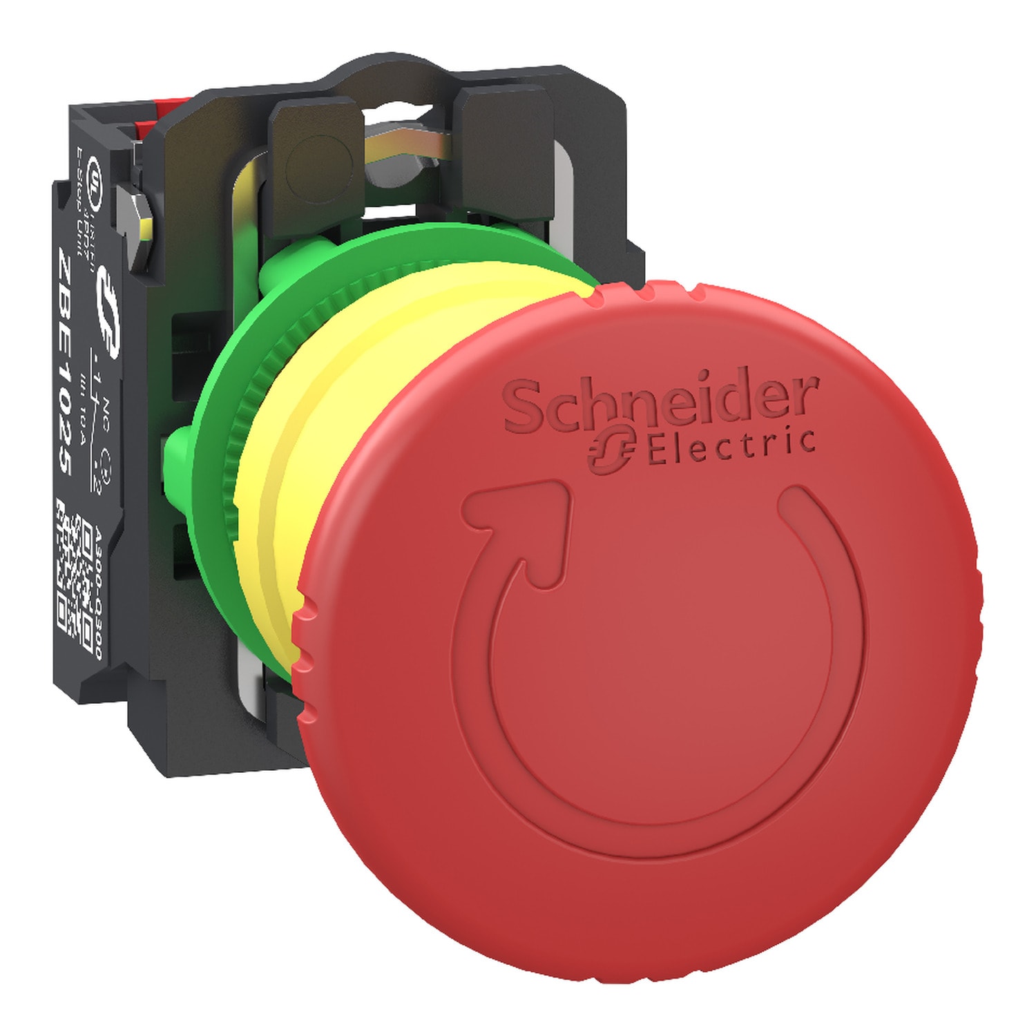 SCHNEIDER ELECTRIC SNRXB5AS84425 FUNGO EMERGENZA ROSSO 1NC PUSH-IN