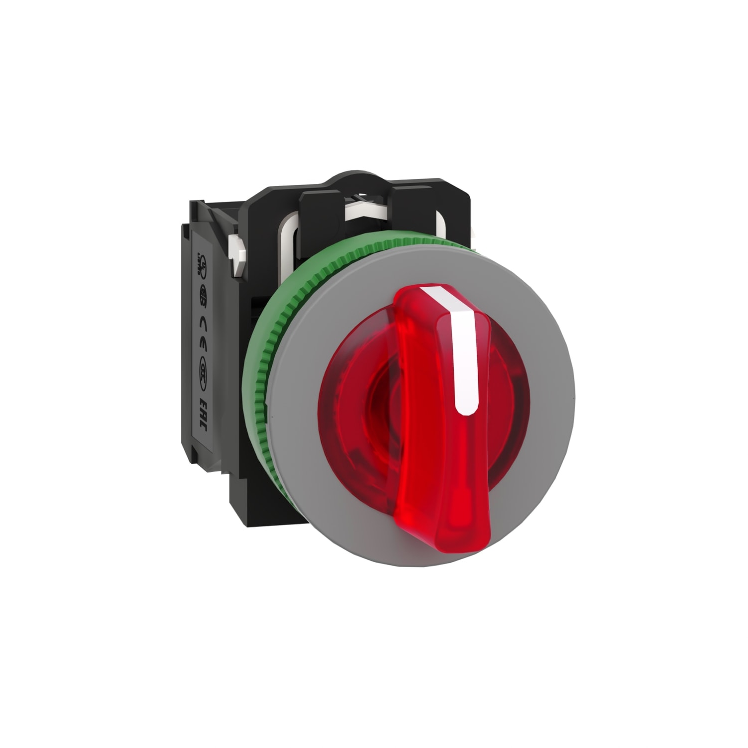 SCHNEIDER ELECTRIC - SNRXB5FK134B5C0 Selett. lum. rosso 3 pos. 24V NO+NC