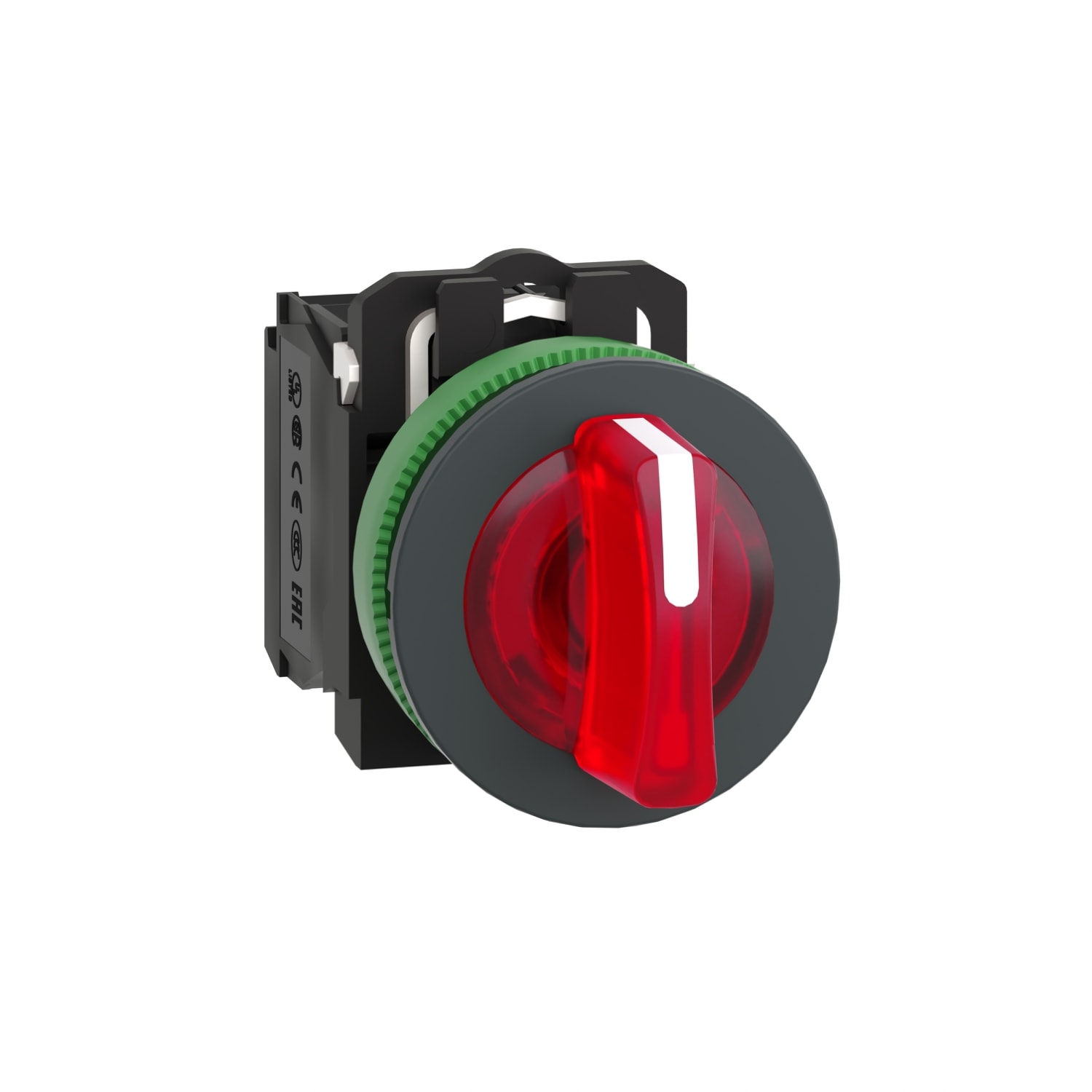 SCHNEIDER ELECTRIC SNRXB5FK134B5 SELETT. LUM. ROSSO 3POS.FILOPANNELLO 24V