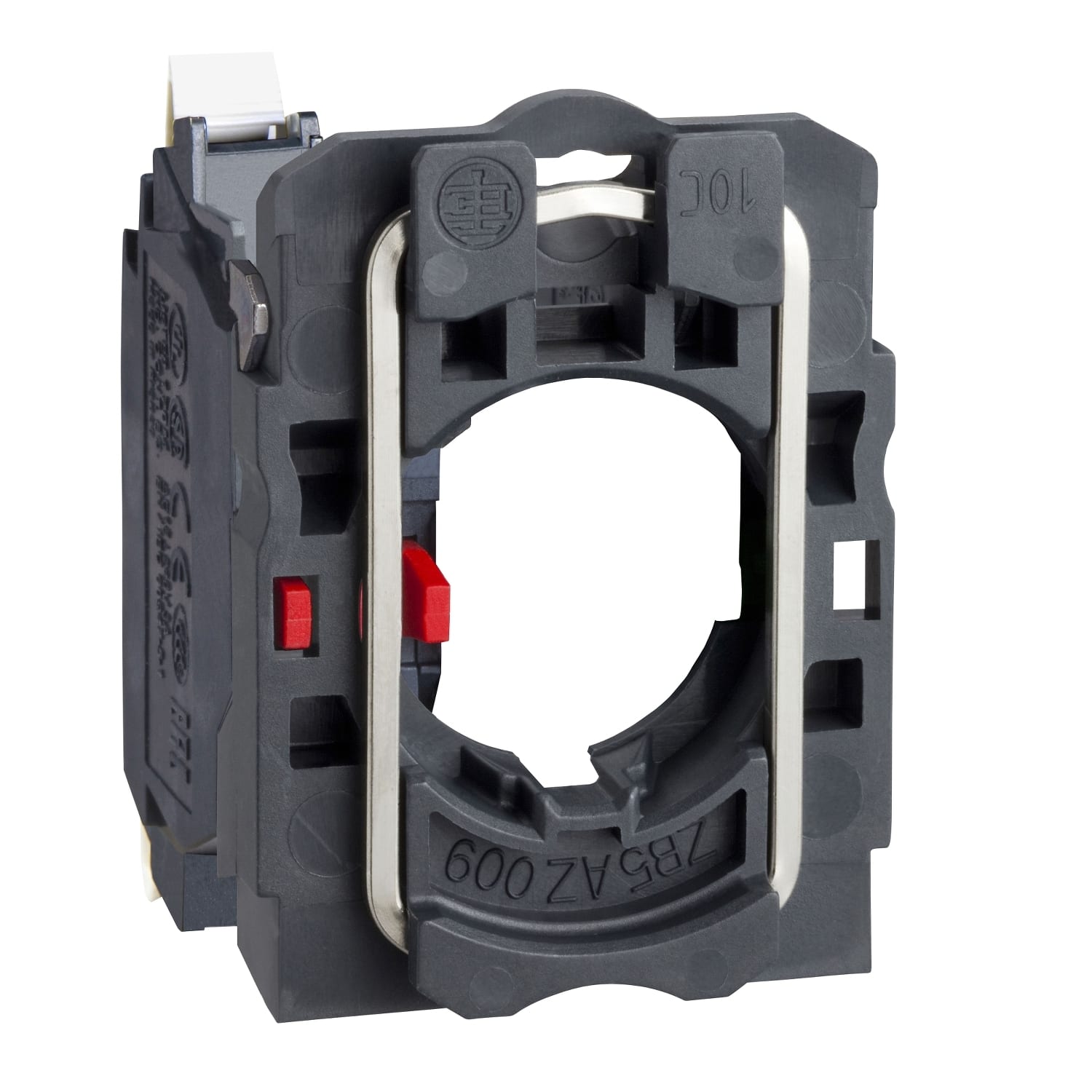 SCHNEIDER ELECTRIC - SNRZB5AZ1025 Corpo contatti, Harmony XB5, contatto singolo, con base di fissaggio, plastica, 1NC, contatti Push-in