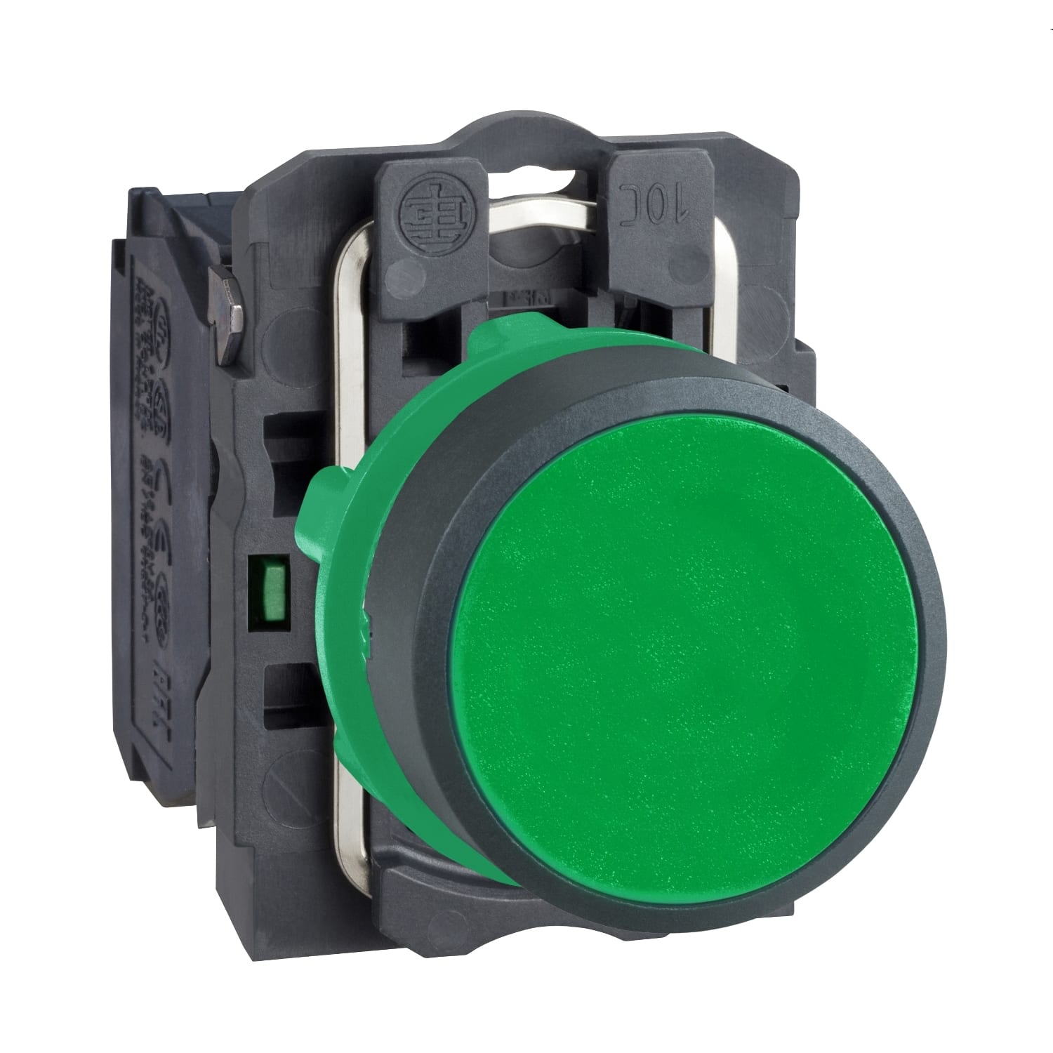 SCHNEIDER ELECTRIC - SNRXB5AA31 Pulsante verde Ø22 - filoghiera ad impulso - 1NO