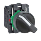 SCHNEIDER ELECTRIC - SNRXB5AD25 Selettore Ø22 - 2 posizioni - sblocco rotazione - leva nero - 1NO+1NC