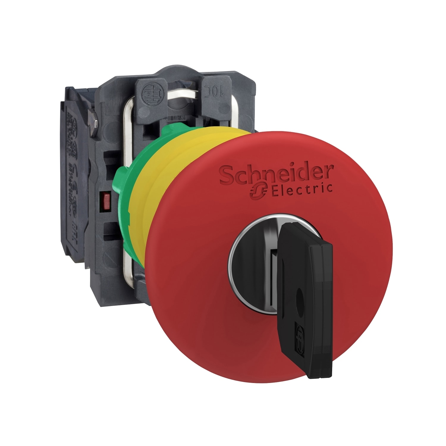 SCHNEIDER ELECTRIC - SNRXB5AS9442 PULSANTE FUNGO ROSSO EMERG CHIAVE SCATTO