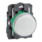 SCHNEIDER ELECTRIC - SNRXB5AV61 Pilot light, Harmony XB5, white, plastic, 22mm, plain lens, BA9s bulb, 250V