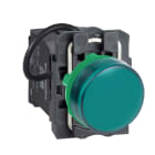 SCHNEIDER ELECTRIC - SNRXB5AV5B3 Lampada spia completa verde Ø22 con LED universale 400V