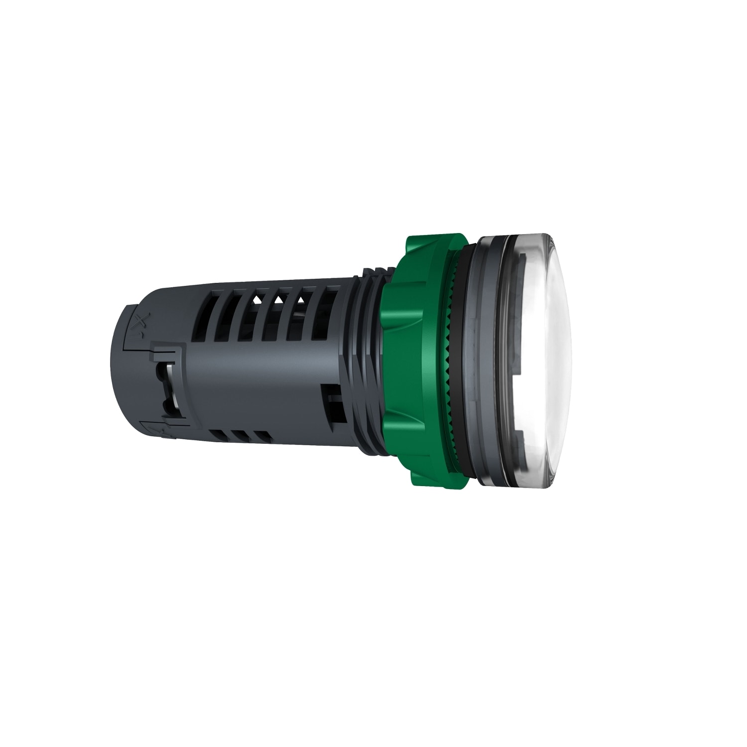 SCHNEIDER ELECTRIC - SNRXB5EVG1 Lampada spia monoblocco bianca Ø22 con LED integrato 110-120 Vac