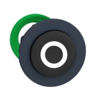 SCHNEIDER ELECTRIC - SNRZB5FL232 Testa pulsante nero sporgente filopannello Ø30 "O"
