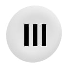 SCHNEIDER ELECTRIC - SNRZBAF137 Capsula bianca "III"per testa pulsante filopannello Ø30