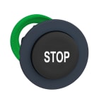 SCHNEIDER ELECTRIC - SNRZB5FL234 Testa pulsante nero sporgente filopannello Ø30 "STOP"