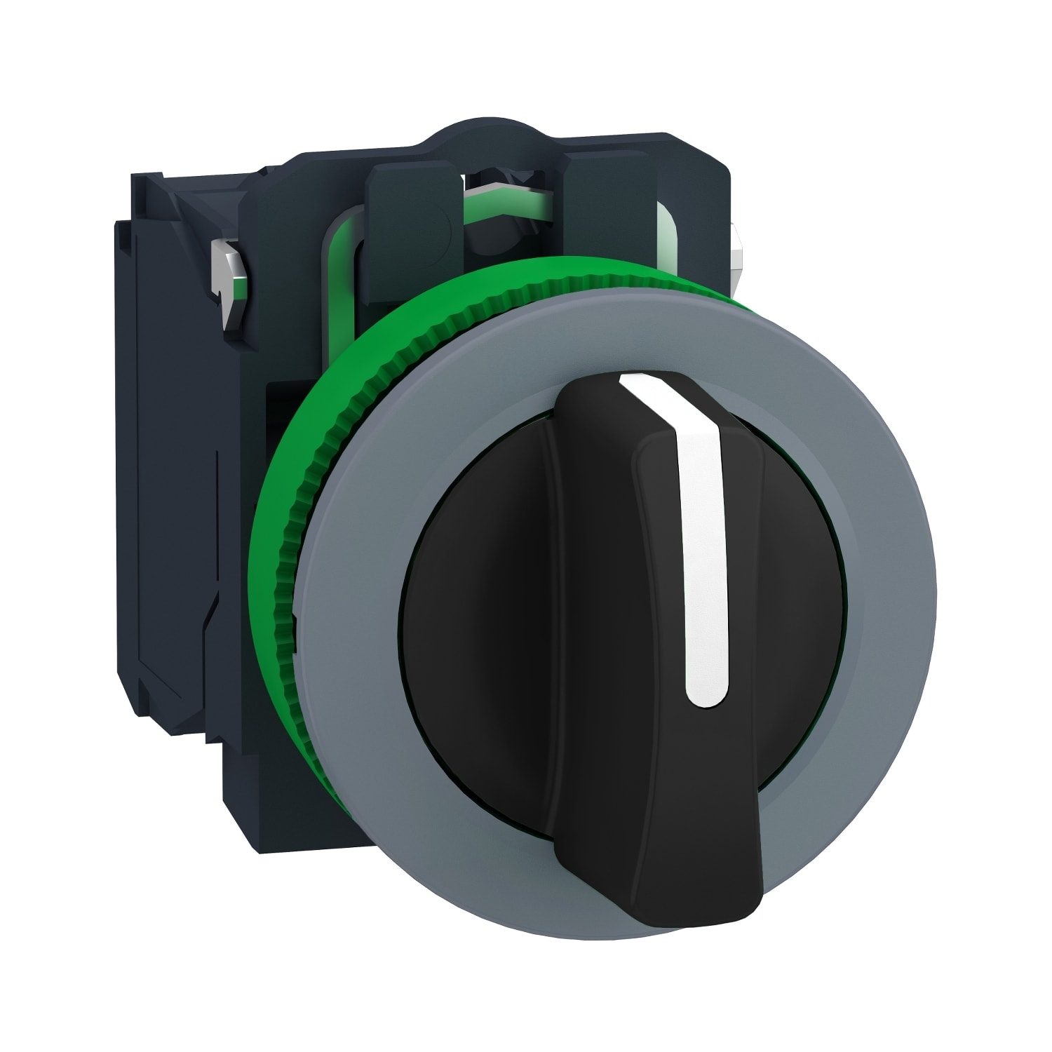 SCHNEIDER ELECTRIC - SNRXB5FD33C0 Selett.leva 3pos.a filo 2NO grigio