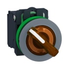 SCHNEIDER ELECTRIC - SNRXB5FK125M5C0 Selett.lum.aranc.2pos.a filo 230V grigio