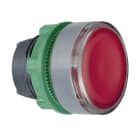 SCHNEIDER ELECTRIC - SNRZB5AH043C0 TESTA PULSANTE LUM. ROSSO GHIERA GRIGIA