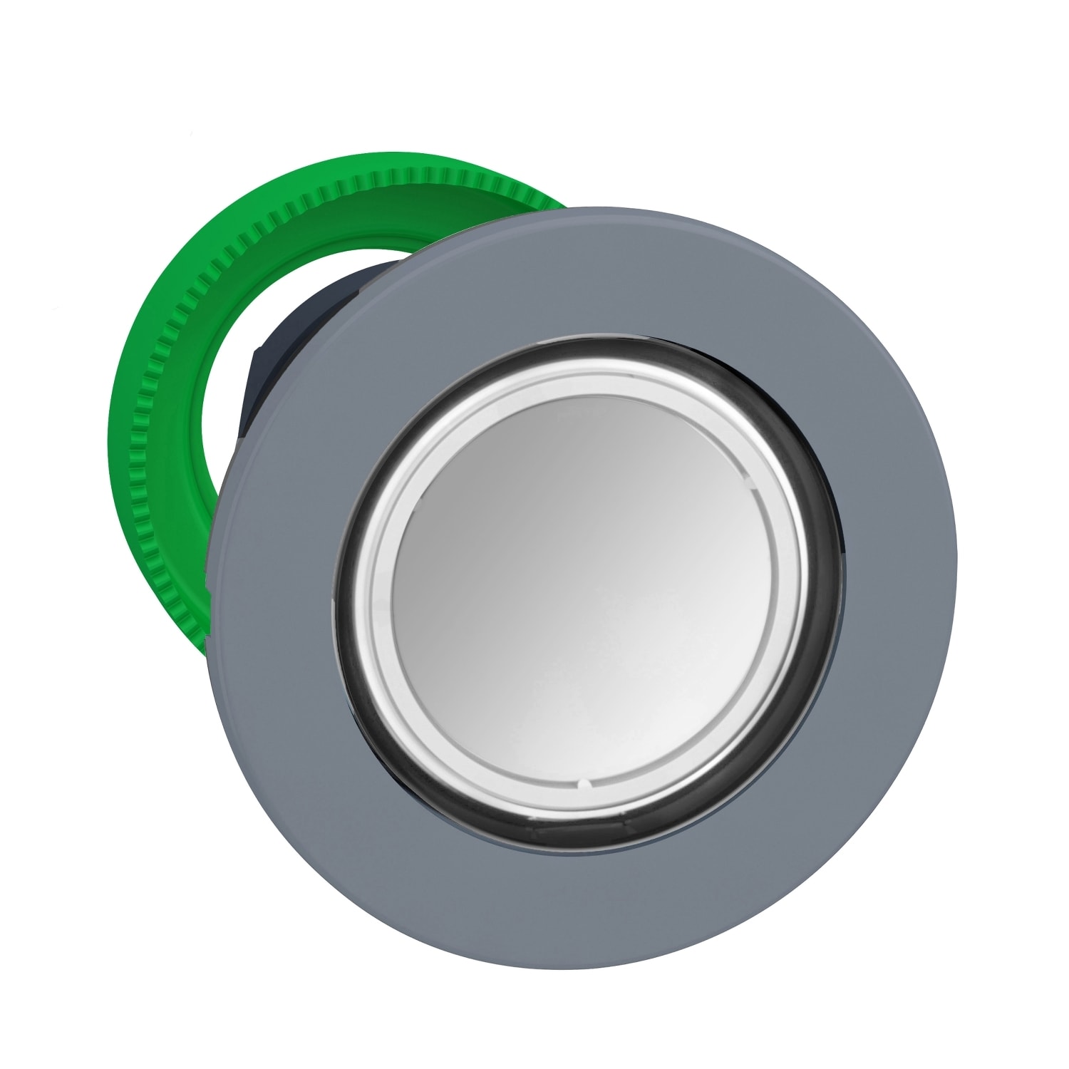 SCHNEIDER ELECTRIC - SNRZB5FV013C0 Testa lampada spia bianca filopannello ghiera grigia- per LED universale- Ø30