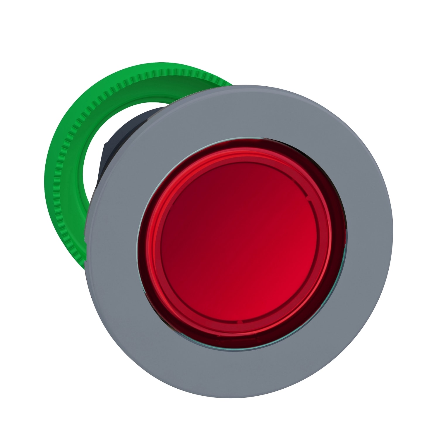 SCHNEIDER ELECTRIC SNRZB5FW343C0 TESTA PULS.LUM. ROSSO A FILO GRIGIO