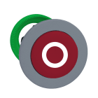 SCHNEIDER ELECTRIC SNRZB5FL432C0 TESTA PULS. ROSSO SPORG. O A FILO GRIGIO